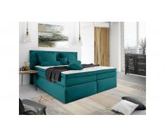 JUSTyou Lansing Cama Box Spring 140x200 cm Azul