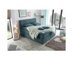 JUSTyou Idaho Cama Box Spring Azul