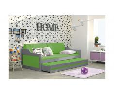 JUSTyou Tore Cama funcional Grafito Verde