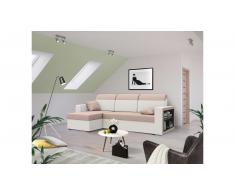 JUSTyou Emory Sofa esquinero Blanco Rosa