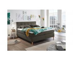 JUSTyou Illinois Cama Box Spring Marrón