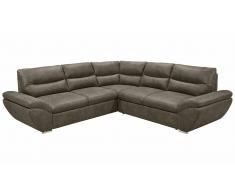 JUSTyou Michigan Sofá esquinero Marrón