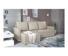 JUSTyou Tanita Sofa Beige Tejido estructurado