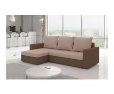 JUSTyou Livio Sofá esquinero Beige Marrón