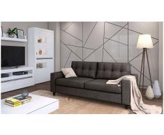 JUSTyou Gerd Sofá Marrón Tejido estructurado