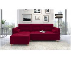 JUSTyou Nana Sofa esquinero Rojo Velour