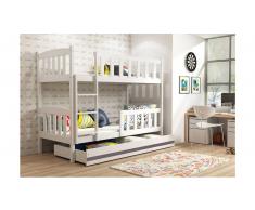 JUSTyou Frank Litera Blanco Grafito