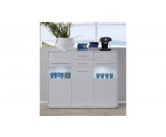 JUSTyou Fromzon Aparador alto Blanco |Blanco brillante