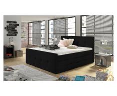 JUSTyou Medino Cama Box Spring Negro 160x200