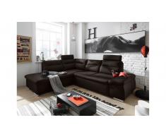 JUSTyou Texas Sofá esquinero Marrón