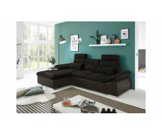 JUSTyou Minnesota Sofá esquinero Marrón