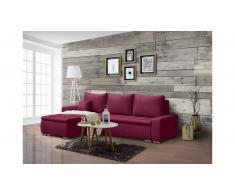 JUSTyou Edolie Sofa esquinero Burdeos
