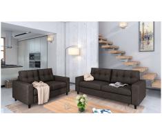 JUSTyou Linn Conjunto de sofás Café Marrón