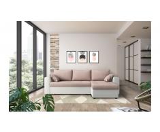 JUSTyou Anelis Sofa esquinero Blanco Rosa