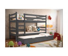JUSTyou Nemo Litera Grafito 80x160 cm
