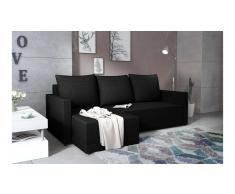 JUSTyou Tanita Sofa Negro Tejido estructurado