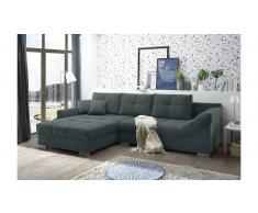 JUSTyou Oklahoma Sofá esquinero Antracita