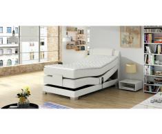 JUSTyou Wave Cama Box Spring Blanco 100x200