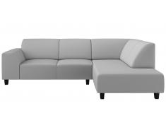 JUSTyou Einar Sofá esquinero Beige II Cuero sintético