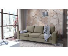 JUSTyou Ari Sofá Beige Cuero sintético