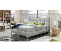 JUSTyou Malta Cama Box Spring Blanco 140x200