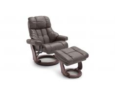 JUSTyou Carnegie XXL Sillón Marrón Nogal