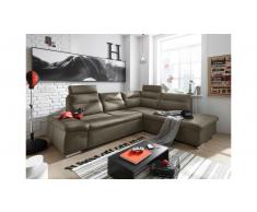 JUSTyou California Sofá esquinero Marrón