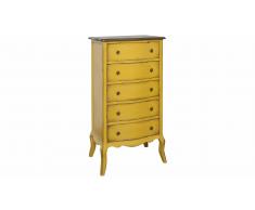 JUSTyou Mellow Aparador alto Pappel Amarillo Marrón