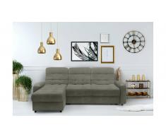 JUSTyou Adrien Sofá esquinero sin Gris