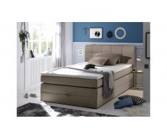 JUSTyou Albany I Cama Box Spring 140x200 cm Crema