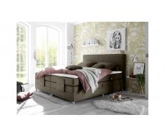 JUSTyou Montana Cama Box Spring Marron