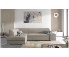 JUSTyou Piave Sofá esquinero Beige Tejido estructurado