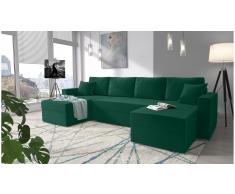 JUSTyou Rubicon Sofa modulare Verde Velour