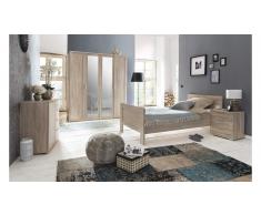 JUSTyou Clara Conjunto de dormitorio Roble Sonoma
