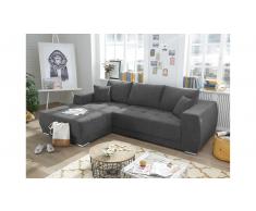 JUSTyou Ohio Sofá esquinero Marrón