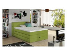 JUSTyou Aqua Cama Box Spring Verde 140x200