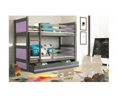 JUSTyou Lora Litera Grafito Purpura