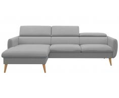 JUSTyou Nuno Sofá esquina Rosa Tejido estructurado