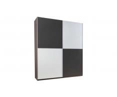 JUSTyou Dona II Armario Ciruelo | Blanco | Grafito