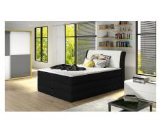 JUSTyou Amalfi Cama Box Spring Negro 100x200