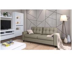 JUSTyou Gerd Sofá Beige Cuero sintético