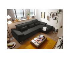 JUSTyou Oregon Sofá esquinero Gris