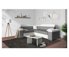 JUSTyou Tarin Sofa esquinero Blanco Gris