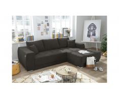 JUSTyou Ohio Sofá esquinero Marrón