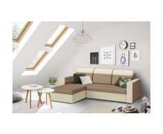 JUSTyou Delbert Sofa esquinero Beige Marron