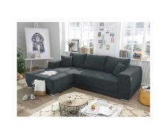 JUSTyou Ohio Sofá esquinero Antracita