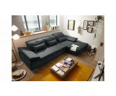 JUSTyou Oregon Sofá esquinero Antracita