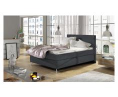 JUSTyou Cosy Cama Box Spring Antracita Velours 100x200