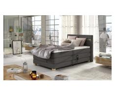 JUSTyou Nordic Cama Box Spring Gris 100x200