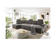 JUSTyou Tallahassee Sofa modulare Marron